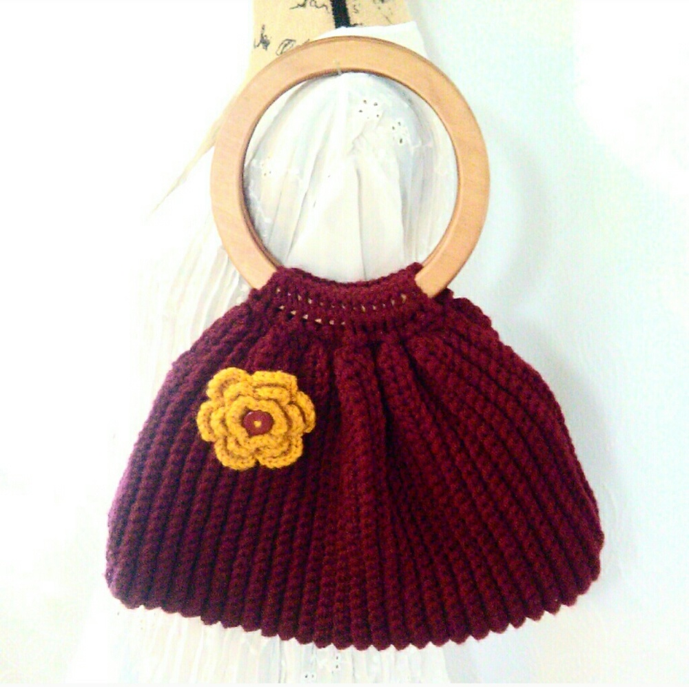 Handmade Florida State Crochet Purse